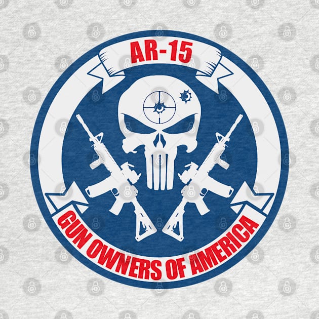 ar-15 Gun owners of America by  The best hard hat stickers 